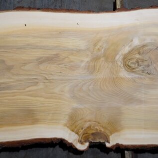 Lebanon Cedar table top, approx. 3000 x 810/810/740 x 50 mm, 13349