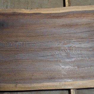 Wenge table top, approx. 3300 x 720/720/650 x 48 mm, 13339