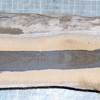 Ziricote, decorative board, approx. 790 x 100 x 40mm, 2,9kg