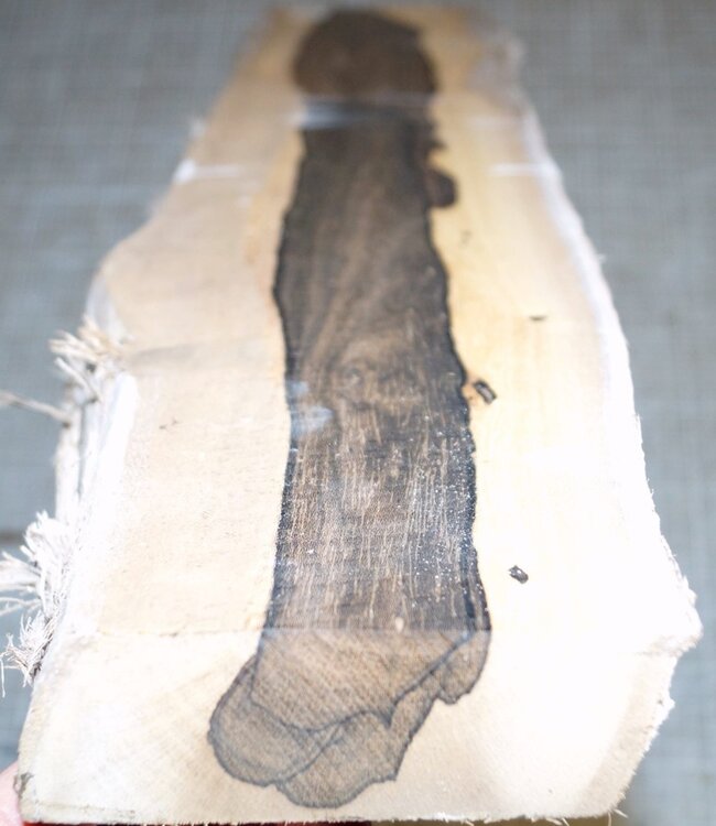 Ziricote, decorative board, approx. 695 x 130 x 36mm, 3,1kg