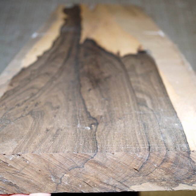 Ziricote, decorative board, approx. 750 x 240 x 40mm, 6,0kg