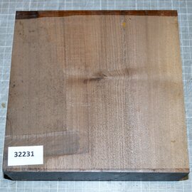 European Walnut steamed, approx. 200 x 200 x 52mm, 1,4kg