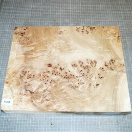 Poplar burl, approx. 445 x 360 x 52mm, 4,0kg