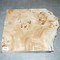 Poplar burl, approx. 390 x 340 x 52mm, 2,7kg