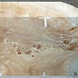 Poplar burl, approx. 390 x 340 x 52mm, 2,7kg