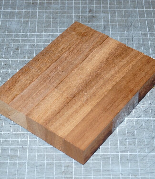 Sapeli Mahogany, approx. 25 x 25 x 160 mm, Set 5 pieces