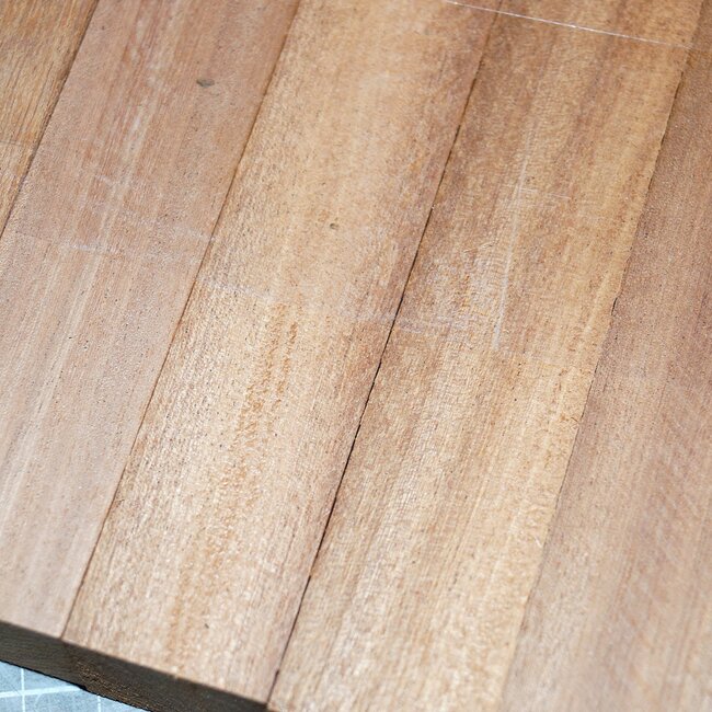 Sapeli Mahagoni, ca. 25 x 25 x 160 mm, 5er Set