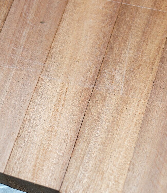 Sapeli Mahogany, approx. 25 x 25 x 160 mm, Set 5 pieces