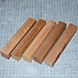 Sapeli Mahogany, approx. 25 x 25 x 160 mm, Set 5 pieces