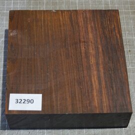 Cocobolo Palisander retusa, ca. 150 x 152 x 49mm, 1,12kg