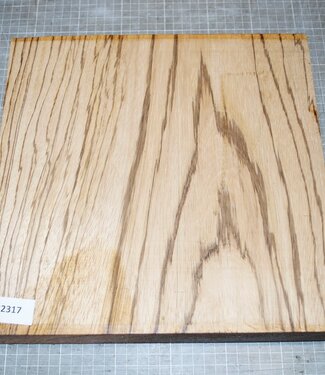 Zebrano, ca. 300 x 300 x 48mm, 3,0kg