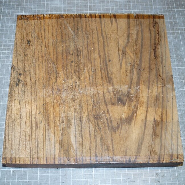Zebrano, ca. 300 x 300 x 48mm, 3,0kg