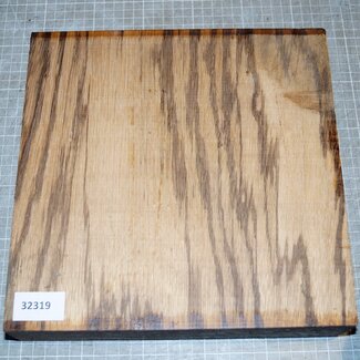 Zebrawood, approx.  260 x 260 x 52mm, 2,8kg
