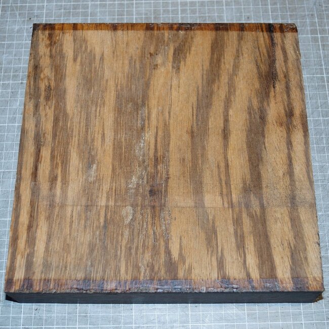 Zebrano, ca. 260 x 260 x 52mm, 2,8kg