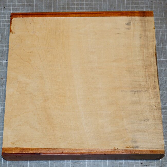 Riegelahorn, ca. 285 x 285 x 50mm, 3,0kg