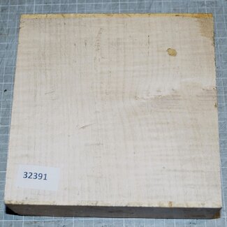 Maple fiddleback, approx. 190 x 190 x 65mm, 1,5kg