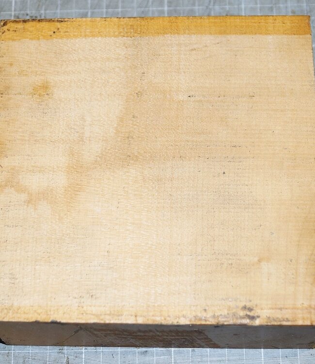 Maple fiddleback, approx. 170 x 170 x 65mm, 1,3kg