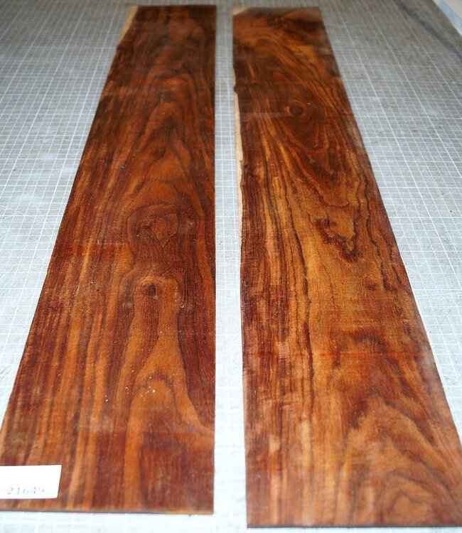 Cocobolo Palisander, Gitarren Zargen, ca. 860 x 135 x 3 mm
