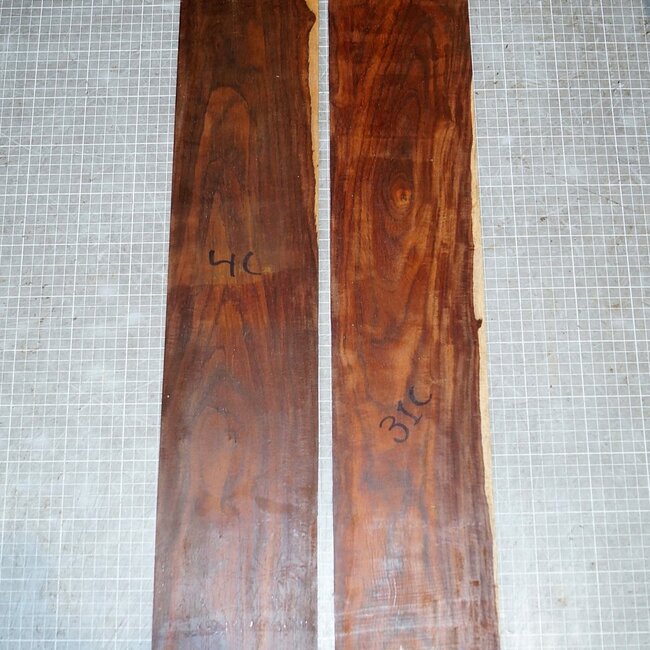 Cocobolo Palisander, Gitarren Zargen, ca. 860 x 135 x 3 mm