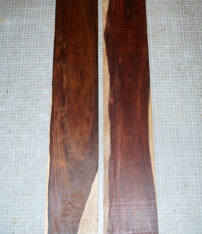 Cocobolo Palisander, Gitarren Zargen, ca. 860 x 135 x 3 mm