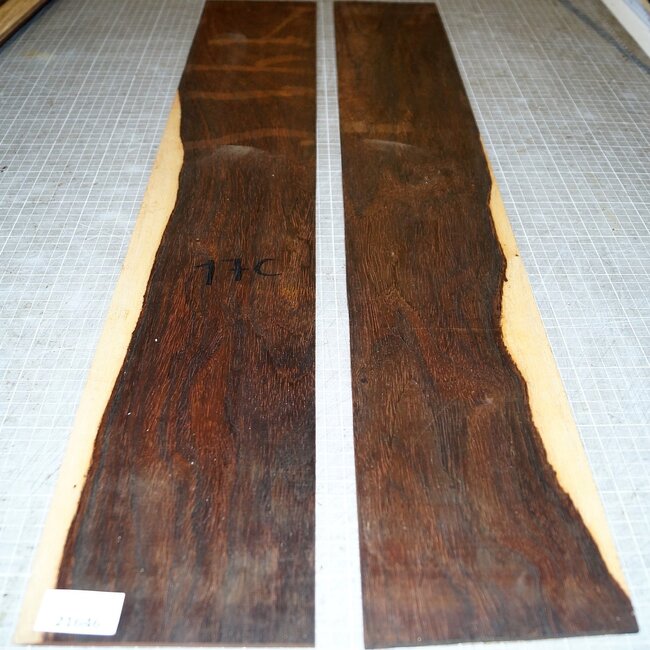 Cocobolo rosewood, guitar sides, approx. 860 x 130 x 3 mm