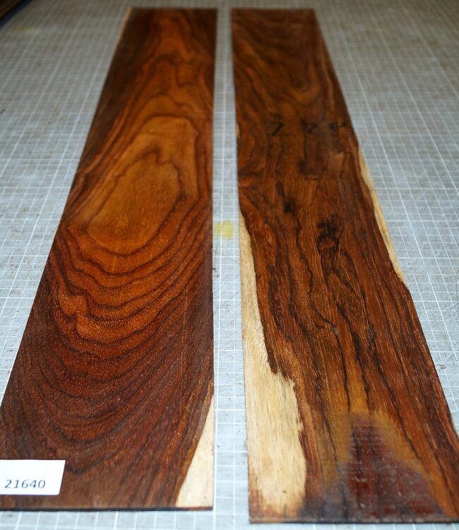 Cocobolo rosewood, guitar sides, approx. 800 x 115 x 3 mm