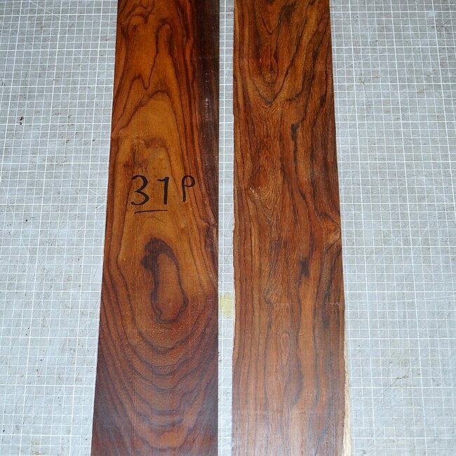 Cocobolo rosewood, guitar sides, approx. 800 x 115 x 3 mm
