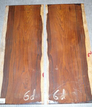 Cocobolo Palisander, Gitarren Böden, ca. 550 x 230 x 5 mm