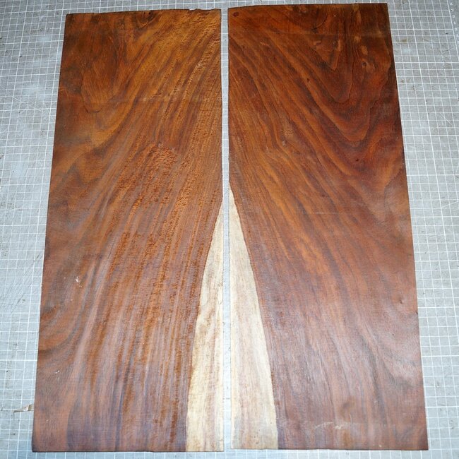 Cocobolo rosewood, guitar bottoms, approx. 525 x 190 x 3 mm