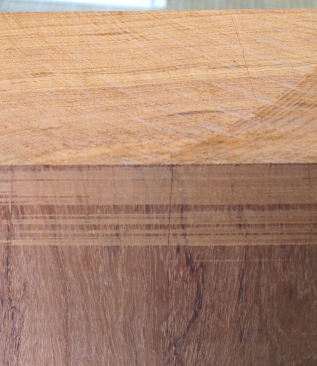 Bubinga, approx. 330 x 340 x 120mm