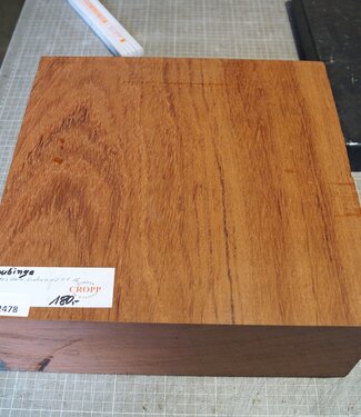 Bubinga, approx. 330 x 340 x 120mm