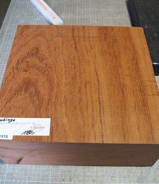 Bubinga, ca. 330 x 340 x 120mm