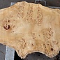 Pappel Maser Tischplatte, ca. 1700 x 290/670 x 60mm