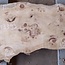 Pappel Maser Tischplatte, ca. 1410 x 620/500 x 70mm