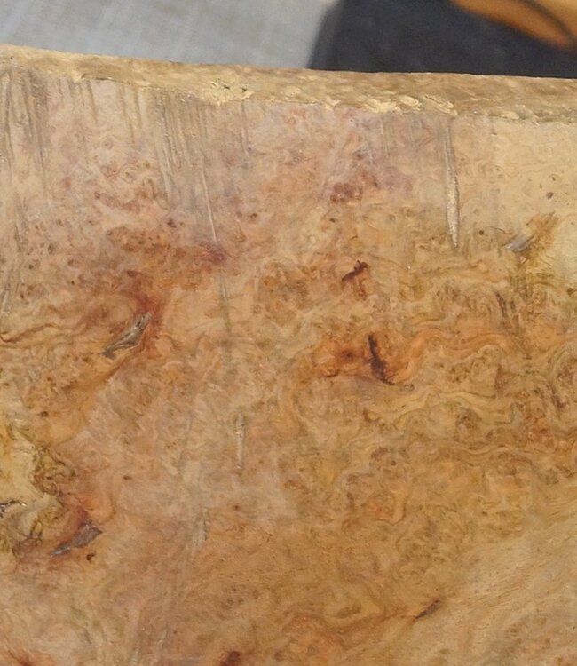 Amboina Maser, ca. 440 x 235/415/55mm, 4,32kg