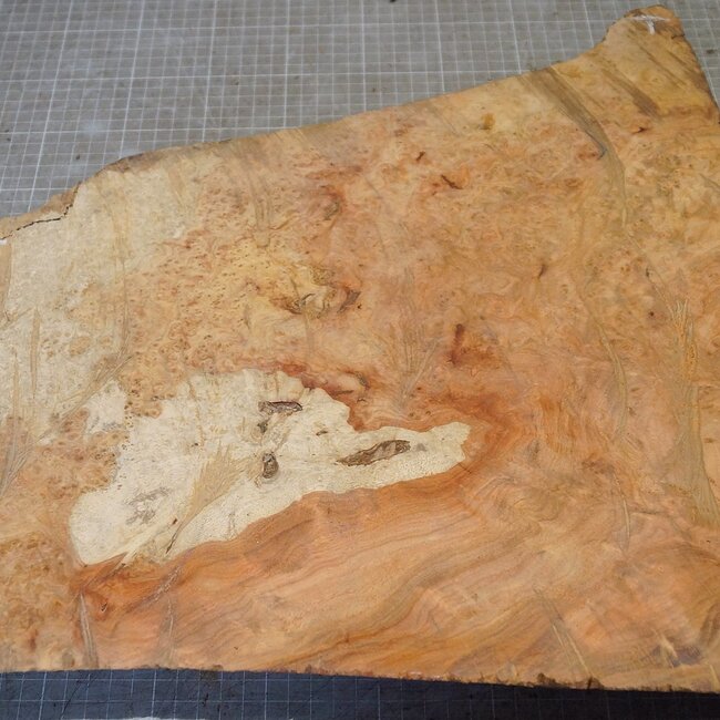 Amboyna Burl, approx. 440 x 235/415/55mm, 4,32kg