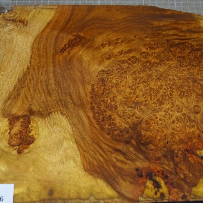 Amboyna Burl, approx. 540 x 280 x 50mm, 4,7kg