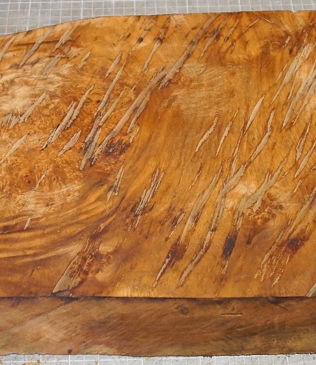 Amboyna Burl, approx. 540 x 280 x 50mm, 4,7kg