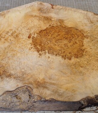 Amboyna Burl, approx. 560 x 375 x 51mm, 6,12kg