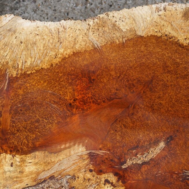 Amboyna Burl, approx. 845 x 465 x 50mm, 5kg