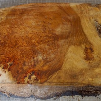 Amboina Maser, ca. 520 x 290 x 50mm, 4,18kg