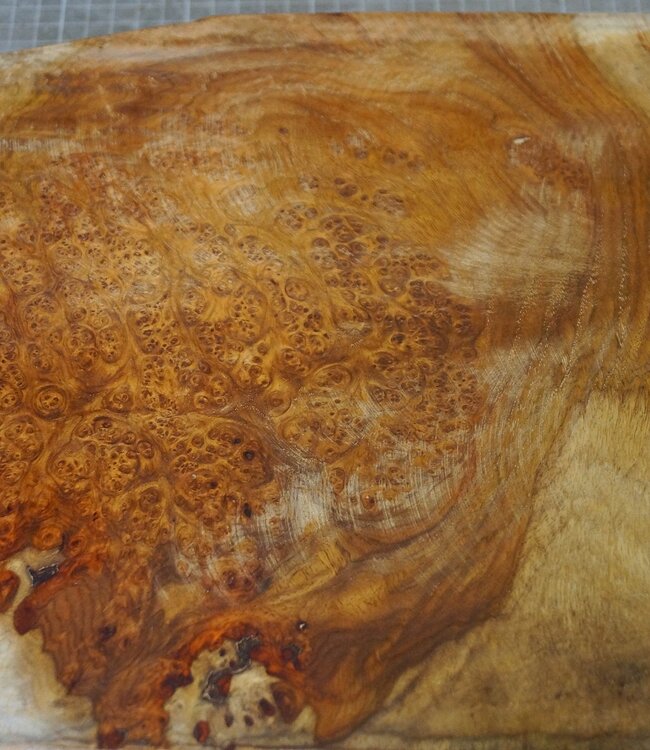 Amboyna Burl, approx. 520 x 290 x 50mm, 4,18kg