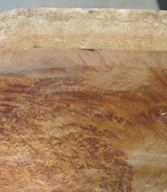 Amboyna Burl, approx. 520 x 290 x 50mm, 4,18kg