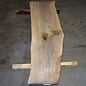 Walnut table top, approx. 1950 x 580 x 57 mm, 13429