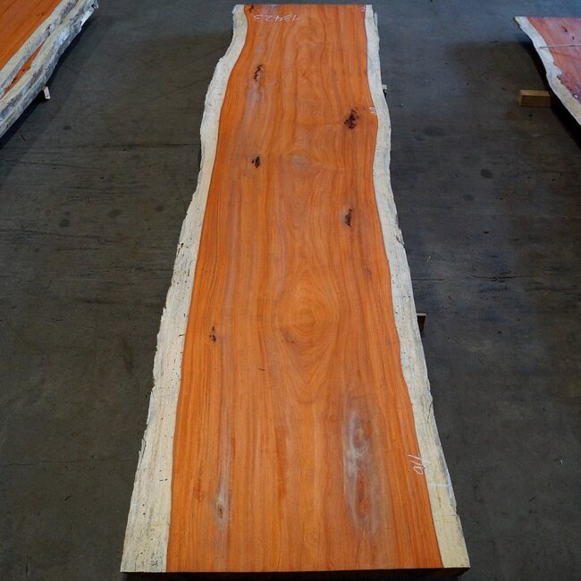 Padouk Table top, approx. 4100 x 970 x 60 mm, 13423