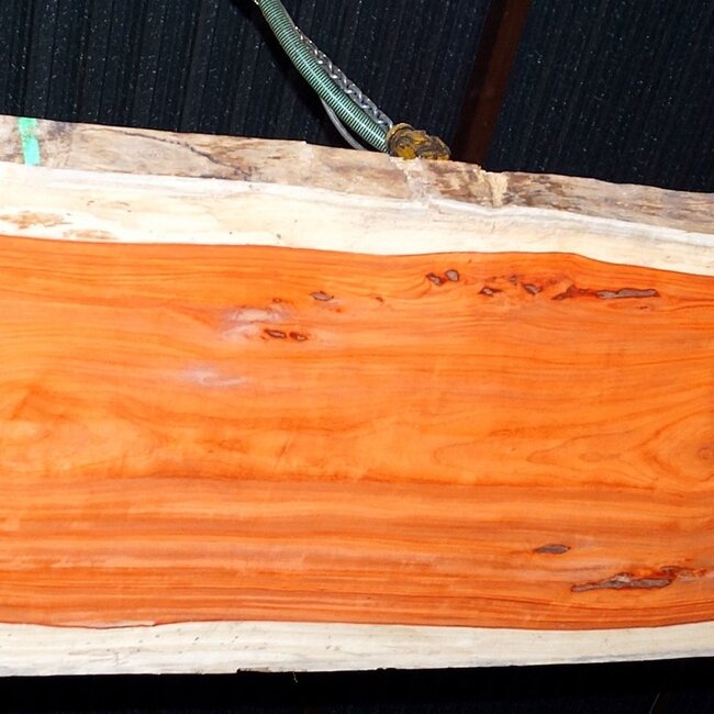 Padouk Table top, approx. 4100 x 970 x 60 mm, 13423