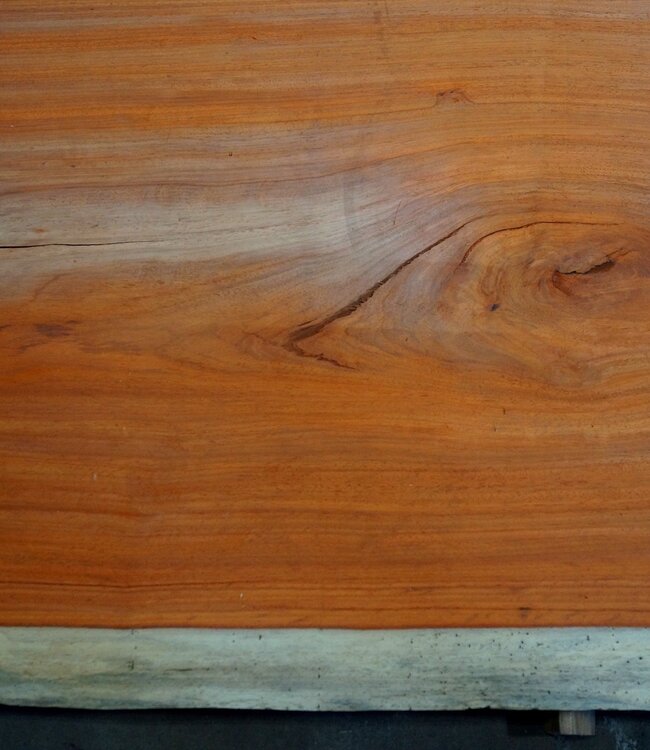 Padouk Tischplatte, ca. 4100 x 1040 x 60 mm, 13422