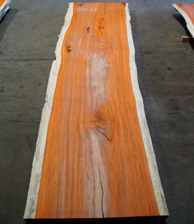 Padouk Tischplatte, ca. 4100 x 1040 x 60 mm, 13422