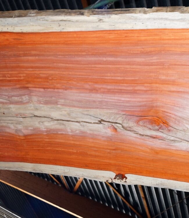 Padouk Table top, approx. 4100 x 1160 x 60 mm, 13421