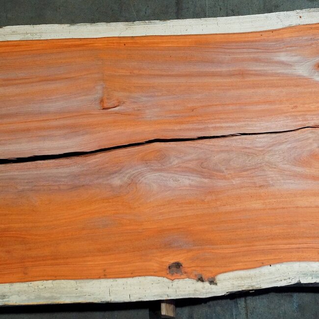 Padouk Tischplatte, ca. 4100 x 1150 x 60 mm, 13420